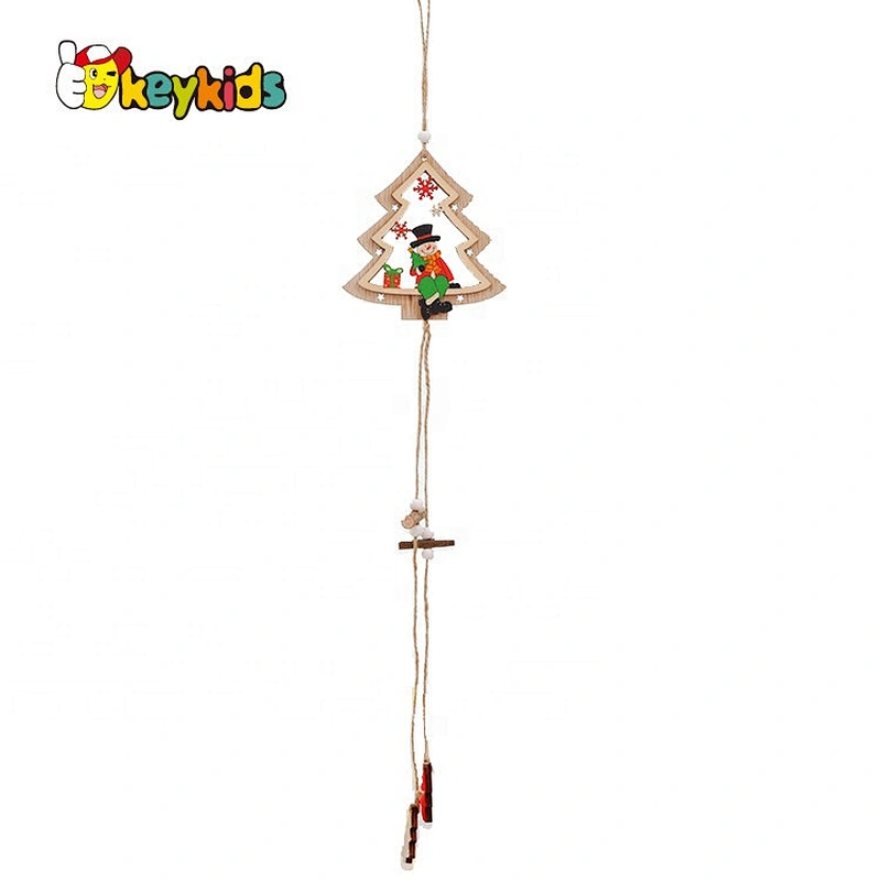 Cusstomize fairy wooden santa wall art for hanging W09D083