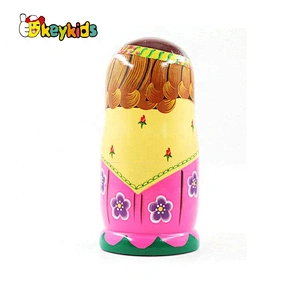 Hand Painted 7 In 1 Halloween Wooden Stacking Dolls For Toddlers W06D143
