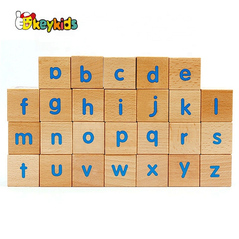 New style 26 pcs wooden letter blocks for kids education W13A138