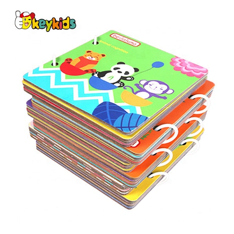 New hottest educational woodne learning book for kids W14H003