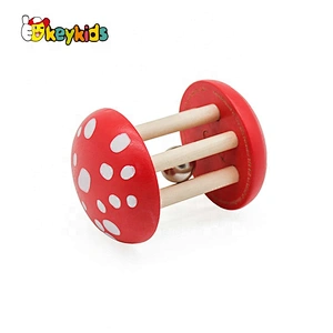 Natural Safety Handmade wooden baby teether for sale W08K303