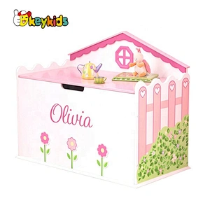 New Design Nursery Room Wooden Child Toy Organizer W08C276