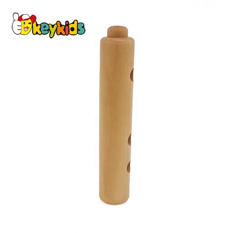 high quality musical wooden flute toy for children W07D015