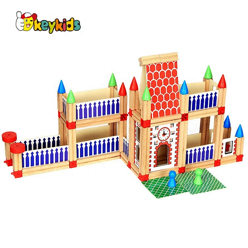 2020 New arrival educational wooden baby building blocks with customize W13A208