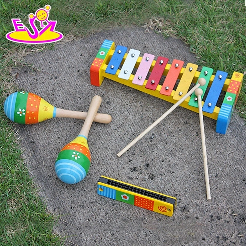 hot sale kids educational wooden toy music instrument for wholesale W07A005