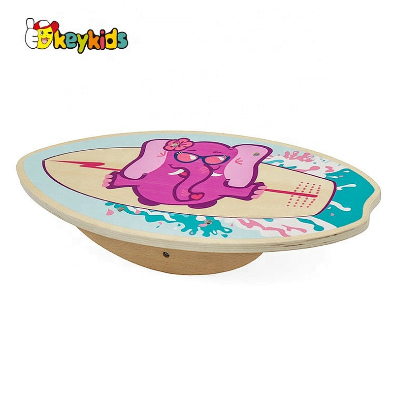 Customize balance board exercise wooden kids for wholesale W01D075
