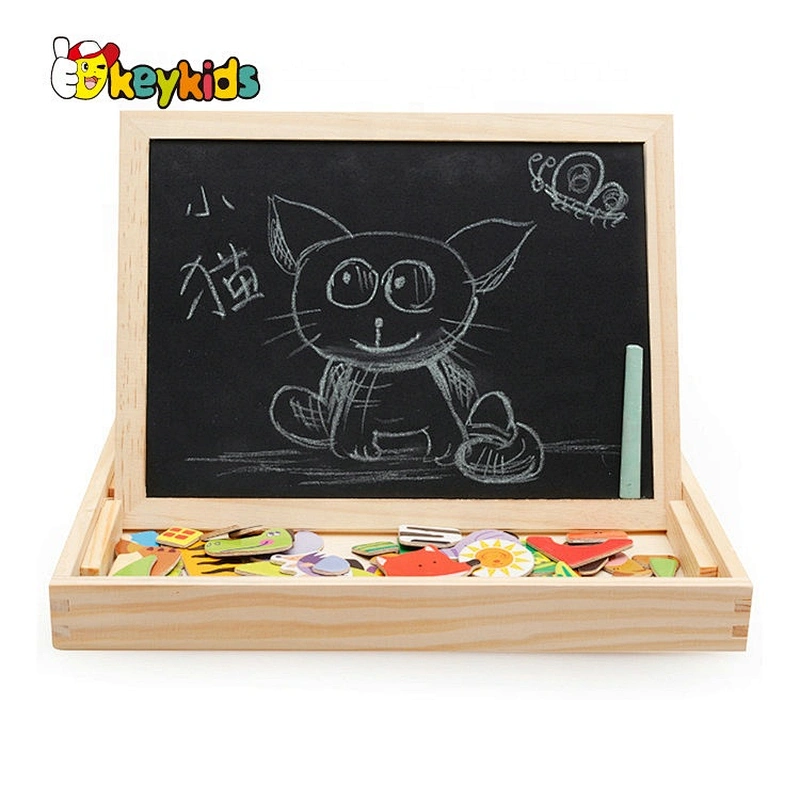 2021 Early educational wooden magnetic activity board for children W12B138