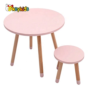High Quality European Wooden Kids Eating Table And Chairs W08G272