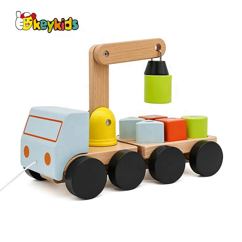 2019 New arrival educational wooden walk along toys for babies W05C111