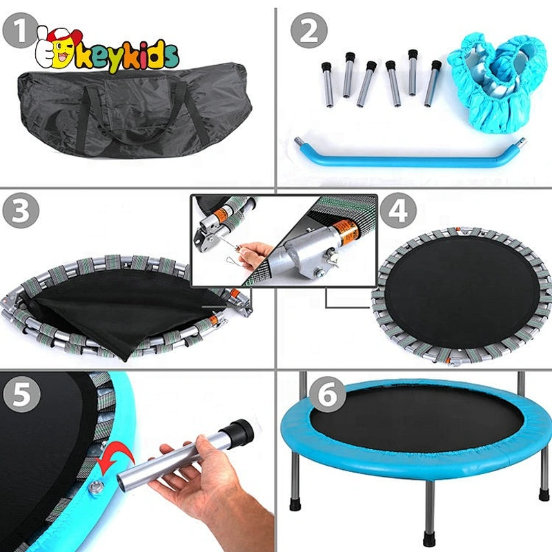 New arrival kids in ground trampoline with safety net M01A013