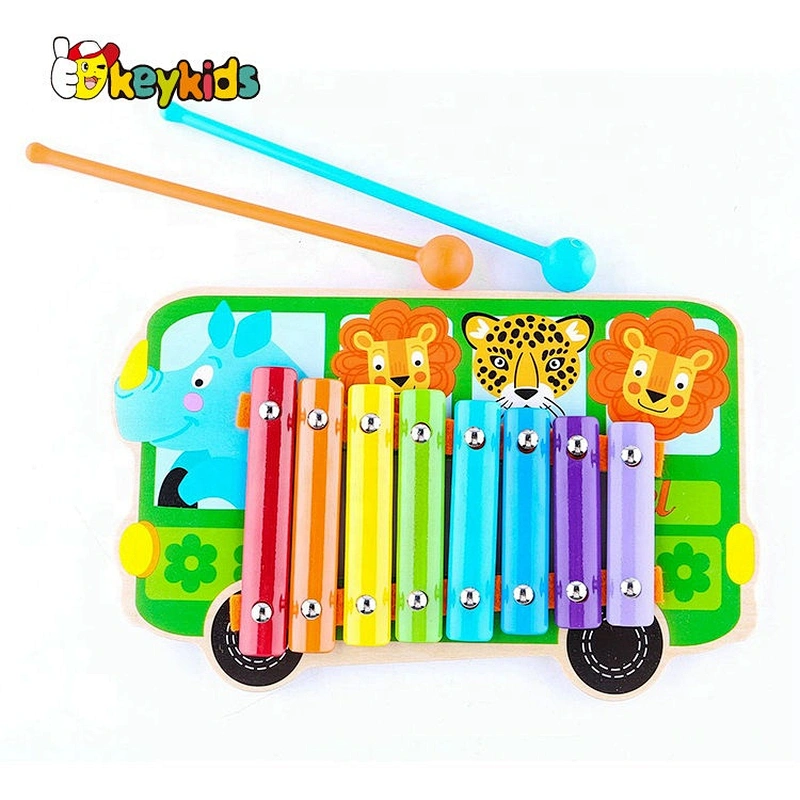 2019 New design musical toys wooden baby xylophone with customize W07C076