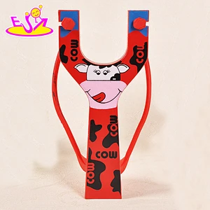 Wholesale outdoor children mini wooden toy slingshot W01A058