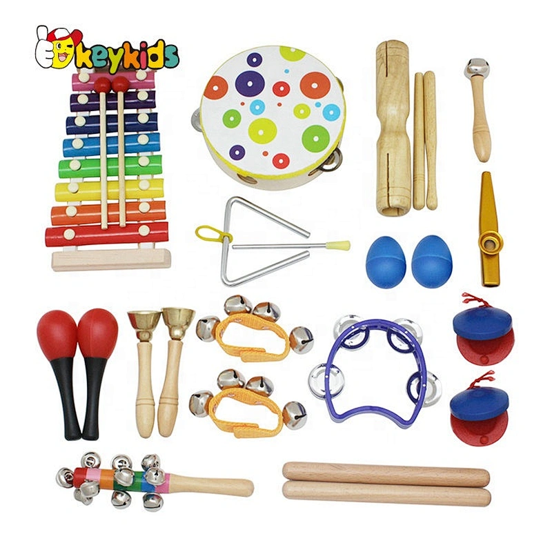 wholesale 19PCS wooden musical toys for kids W07A166