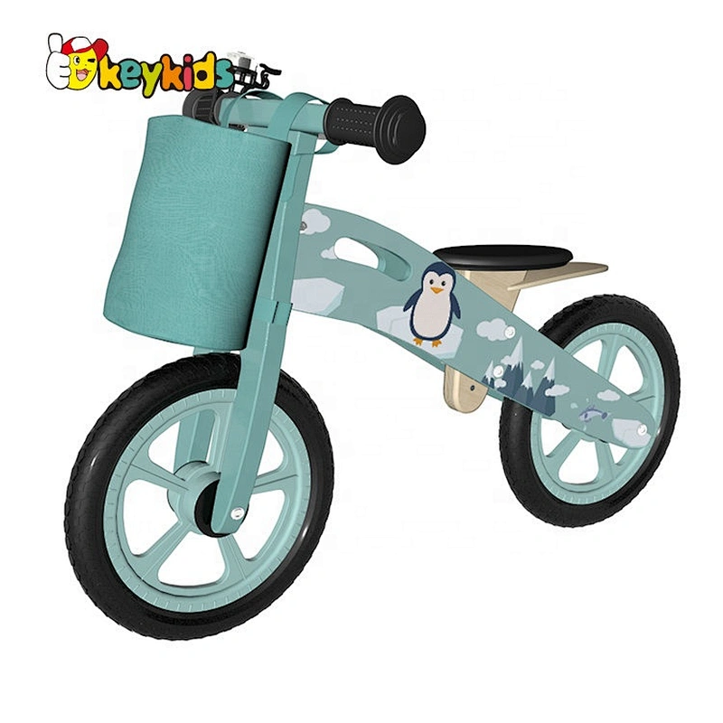 OEM customize No Pedal wooden baby walker bike for wholesale W16C315