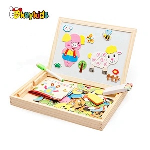2021 Early educational wooden magnetic activity board for children W12B138