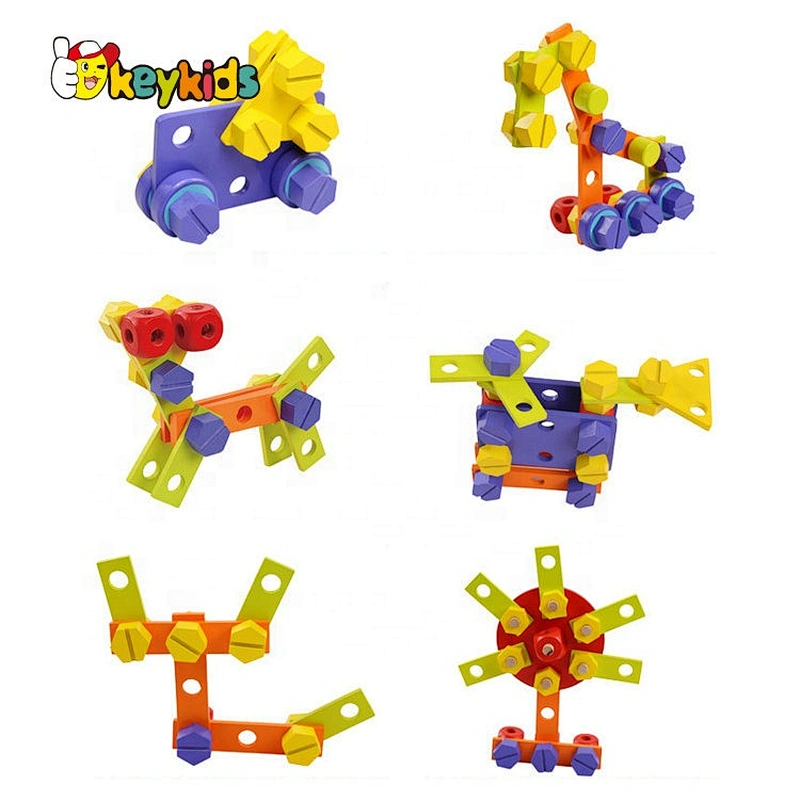 2020 Top sale diy preschool wooden toy tool table for children W03D134