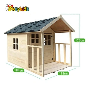 Children backyard large outdoor wooden house for fun W01D089