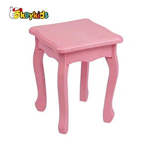 On sale children blue wooden dressing table set with mirror W08H126C