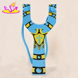 Wholesale outdoor children mini wooden toy slingshot W01A058