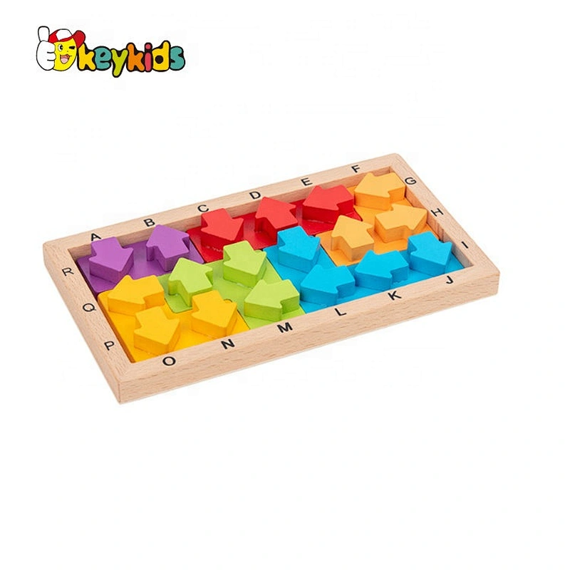 2021 New creative geometry wooden educationall toys for children W12E104