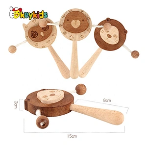 wholesale wrist wooden baby rattle toys for for the infant baby playing W07G008