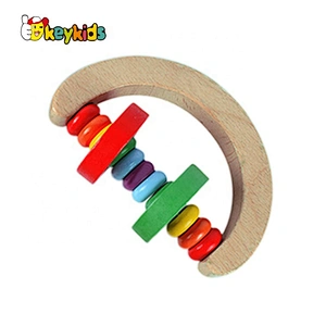 2020 Top sale classic wooden baby rattle set with customize W07F034