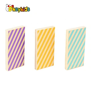 2019 Top sale educational wooden domino set with customize W15A079