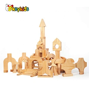 High Quality 508 Pcs Wooden Kids Building Blocks Construction Toys W01D053