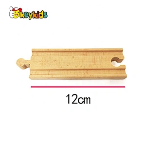 2019 New arrival 22 pieces diy wooden train tracks toys for kids W04C183