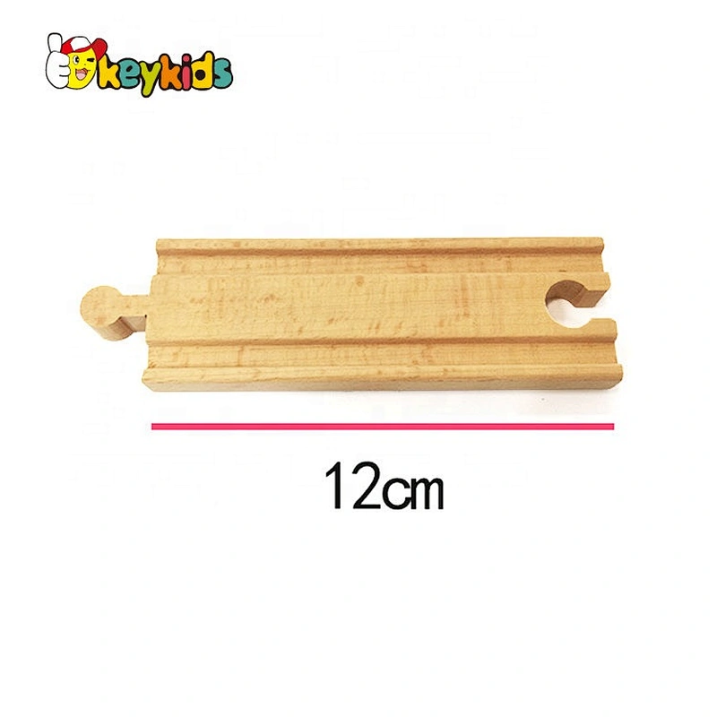 2019 New arrival 22 pieces diy wooden train tracks toys for kids W04C183