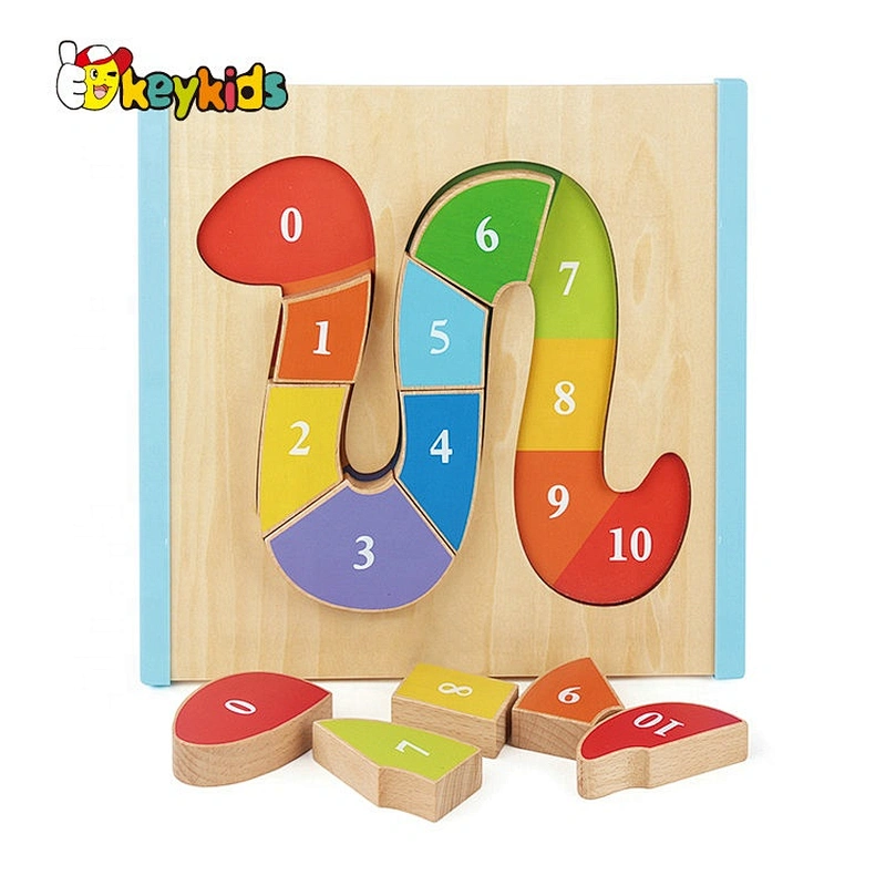 wholesale educational wooden geometric math puzzles for children W12F039