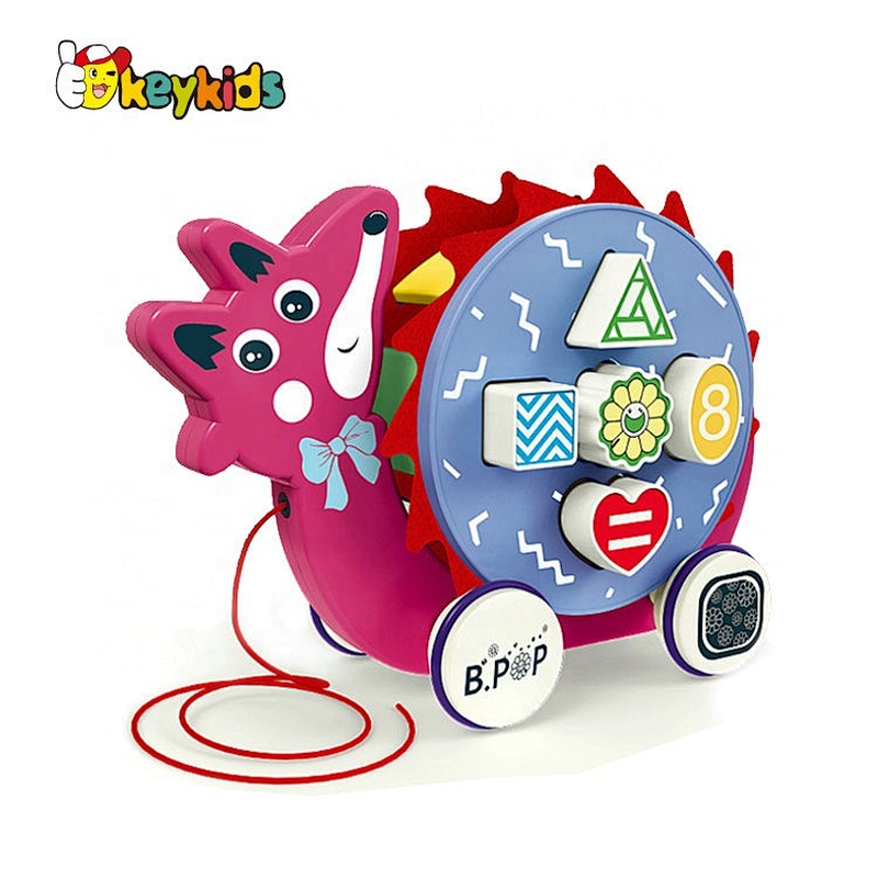 Top sale preschool wooden duck pull toy for kids W05B204