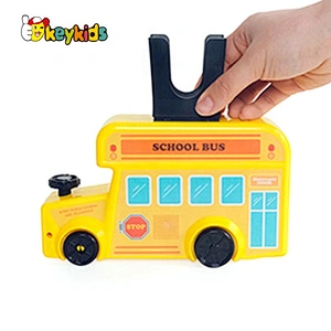 2020 wholesale educational children wooden dominoes toy with cars W15A081B