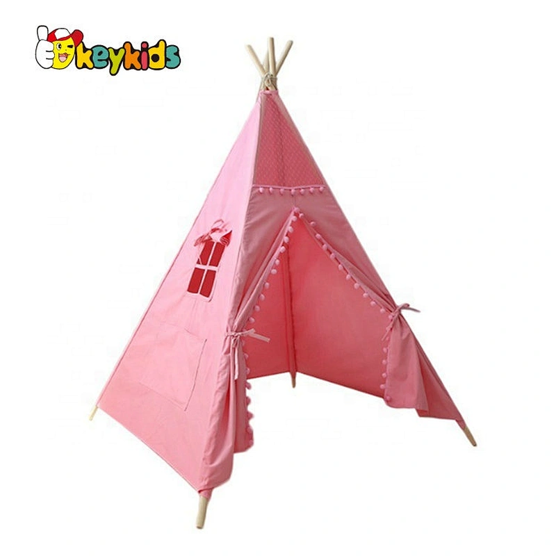 Customize cotton canvas indoor kids teepee tent for wholesale W08L045A