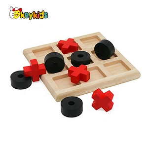Classic Desktop Toy Tic-Tac-Toe wooden xo game for kids W11A120