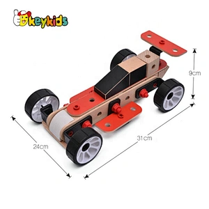New hottest educational wooden DIY assembly toys for children W03B083