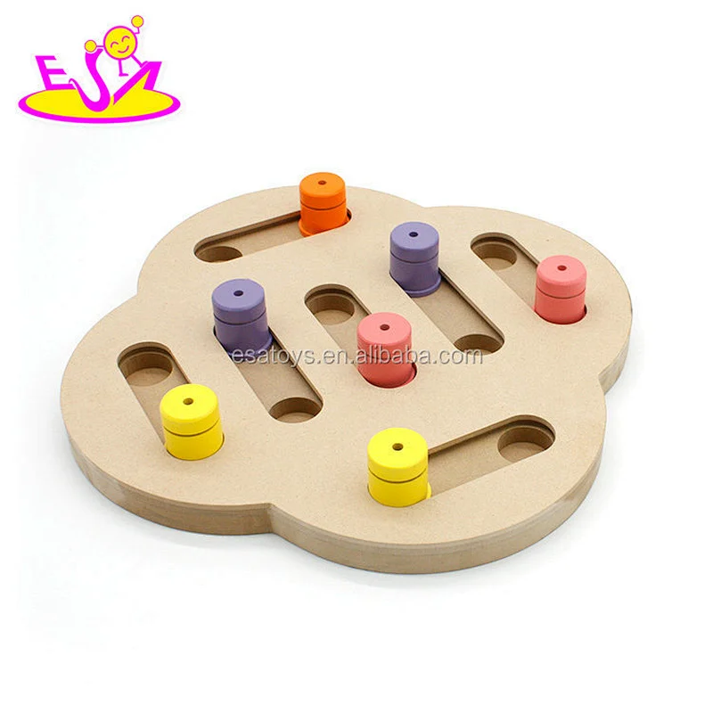 New hottest pet seek-a-treat flip 'n flap wooden dog treat toys for  interactive W06F070