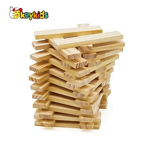 Non-Toxic 200 pcs construction toy wooden building blocks for kids W13B042