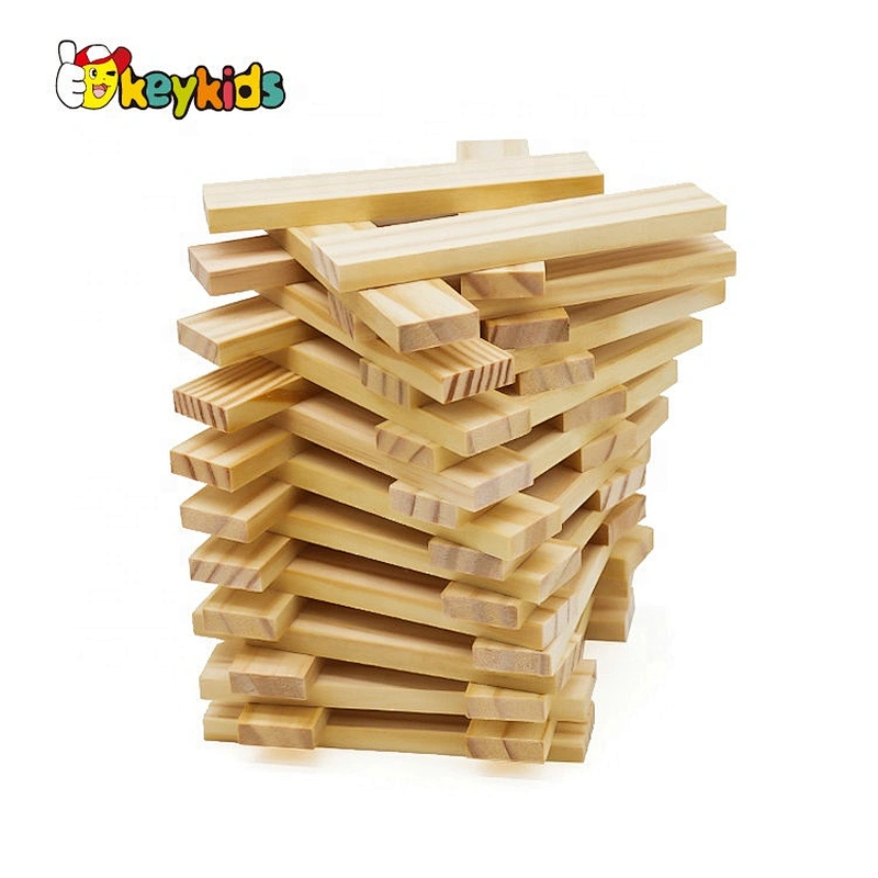 Non-Toxic 200 pcs construction toy wooden building blocks for kids W13B042