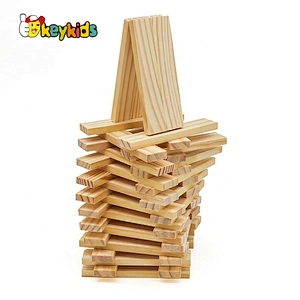 Non-Toxic 200 pcs construction toy wooden building blocks for kids W13B042