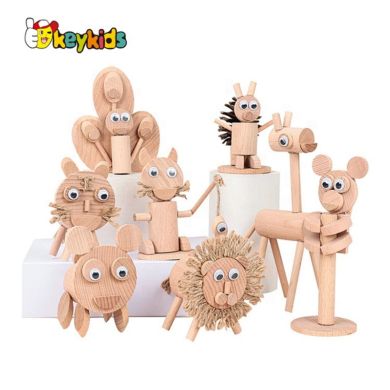 Newest creative ornaments wooden decoration for wholesale W18A163