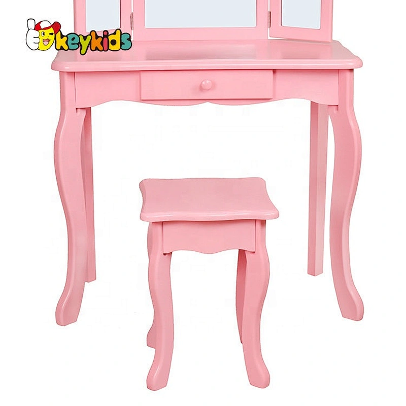 New released  wooden little girls dressing table for wholesale W08H134