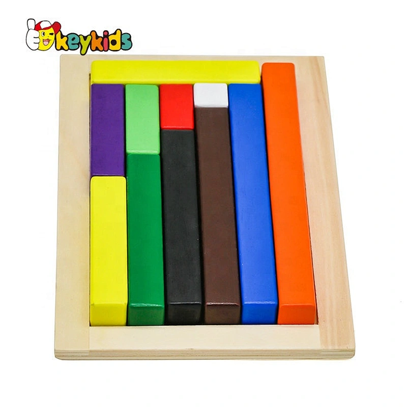 2021 Customize colorful wooden block building set for kids W14A257