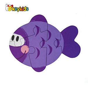 Custom educational wooden baby puzzle games for wholesale W14N012