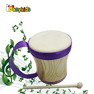 Newest educational  wooden drum toy for kids  W07J053