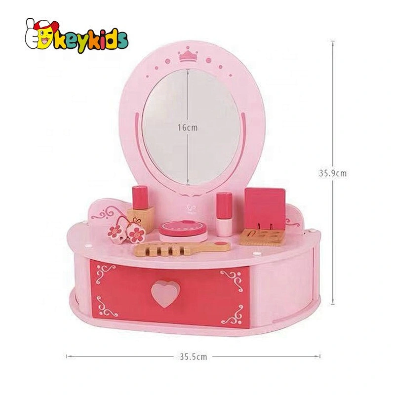 Customize Pink Wooden Vanity Table For Wholesale W08H133