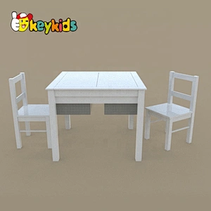 High quality multifunction wooden kids learning table for wholesale W08H304