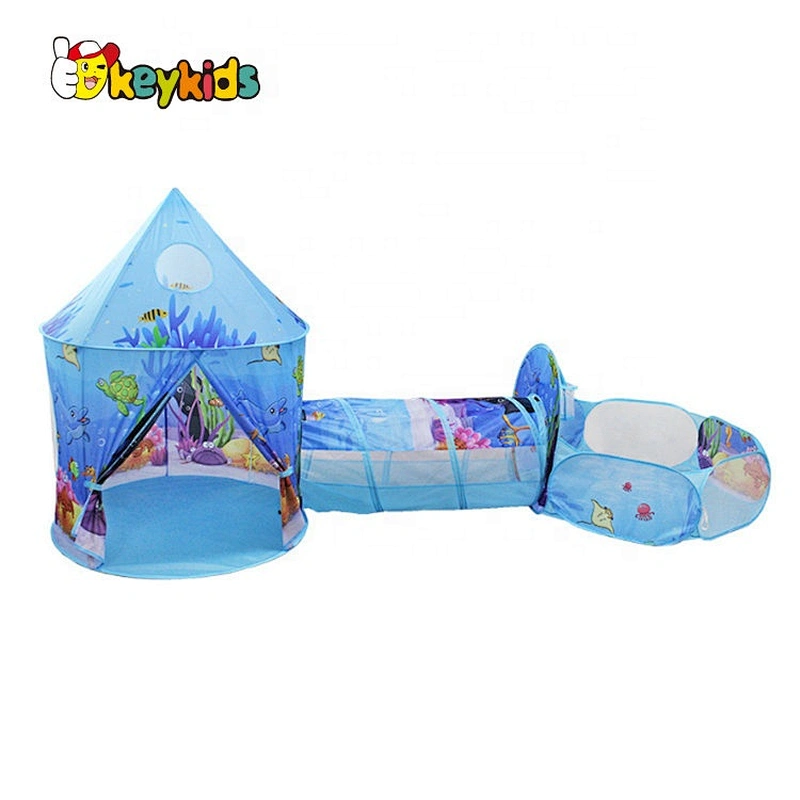 most popular folding crawl playhouse play tunnel toy for kids W08L017