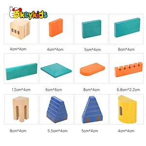 2020 New Released Preschool Wooden Castle Block Set W13A201