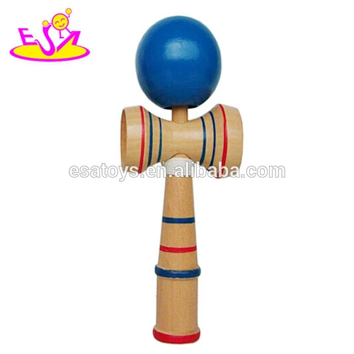 Popular kendama with high quality,Colorful wooden kendama toy game of different size,wooden Kendama toy with 18*6*7cm W01A015